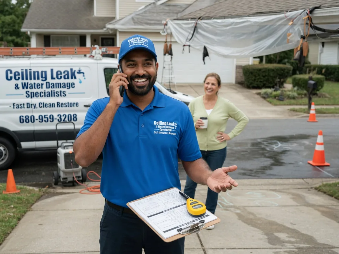 Ceiling Leak Cleanup Melrose, IA FAQs
